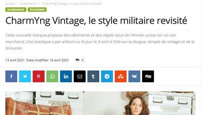 Article : "ChARMYng Vintage : le style revisité"