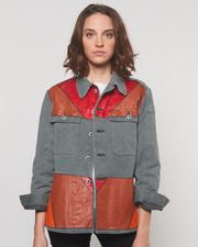 Veste Militaire Denim Automne