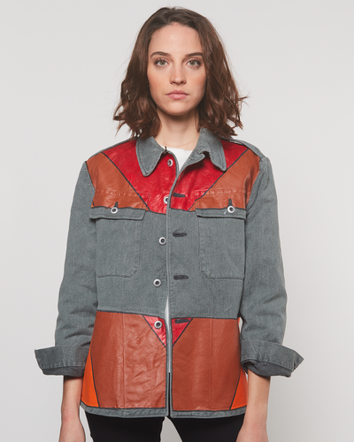 Veste Militaire Denim Automne