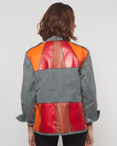 Veste Militaire Denim Automne