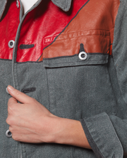 Veste Militaire Denim Automne