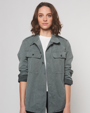 Veste militaire Suisse grise