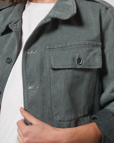 Veste militaire Suisse grise