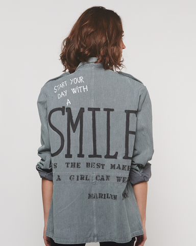 Veste Militaire Denim Smile