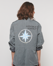 Veste Militaire Denim Boussole
