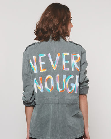 Veste Denim Militaire Never Enough
