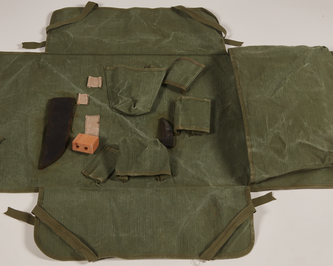 Housse de rangement vert militaire