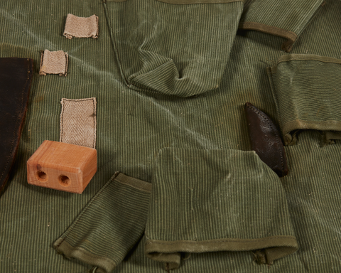 Housse de rangement vert militaire