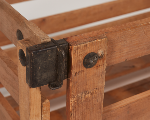 Caisse en bois solide et pliable