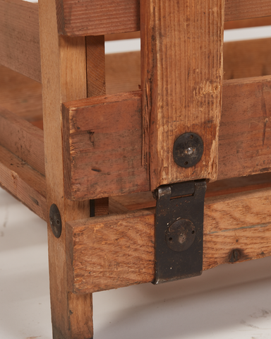 Caisse en bois solide et pliable