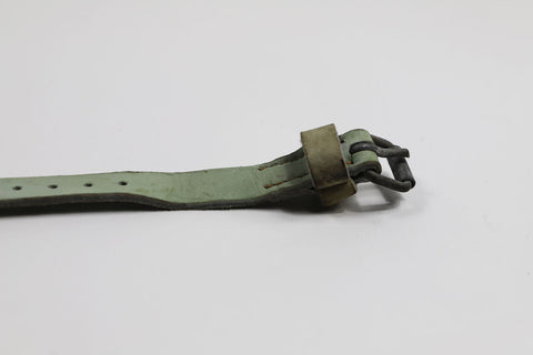 Sanglon en cuir chromé