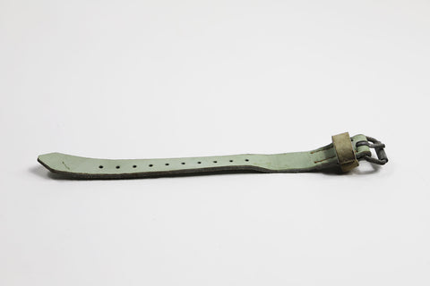 Sanglon en cuir chromé