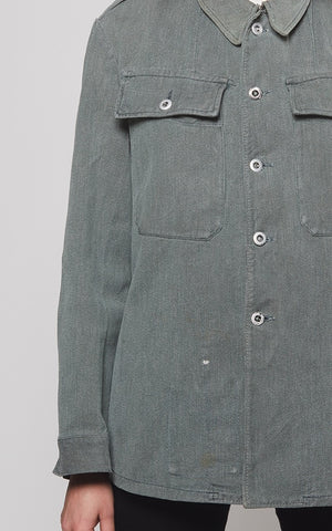 Veste militaire Suisse grise