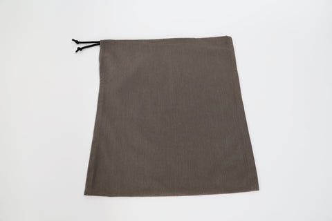 Sac en toile gris rangement