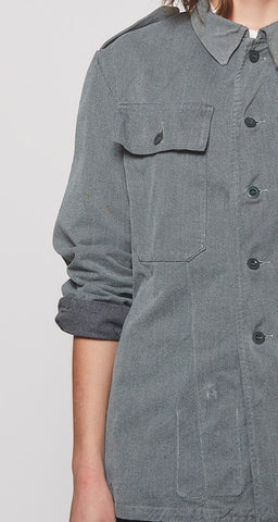 Veste militaire Suisse grise